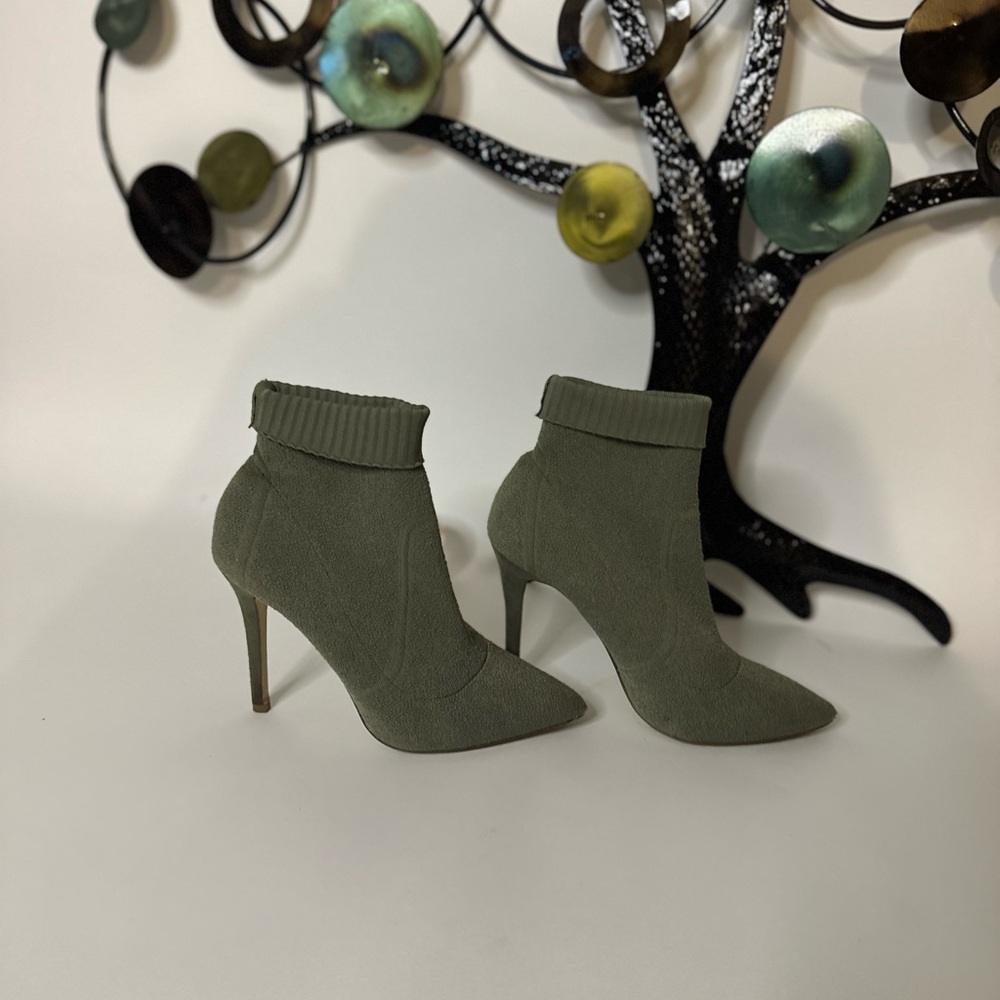 Call It Spring Olive Heeled Boots